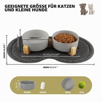 Miska pre psov Foymlon RA-Dogbowel-400