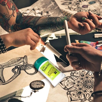 Healeved Tattoo Transfer Gel - Bezpečný a dlhotrvajúci balzam na tetovanie, transferový krém pre
