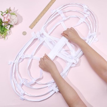FINGERINSPIRE 75cm široká kruhová sukňa v štýle Lolita s oceľovým rámom, kruhová sukňa v tvare
