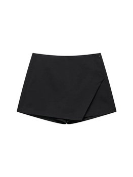 Dámské elegantní zavinovací kraťasy GORGLITTER, asymetrické sukně, vysoký pas, ležérní kancelářské