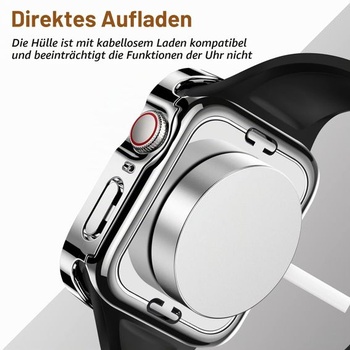 Puzdro Amizee 2 v 1 [2 kusy] kompatibilné s Apple Watch SE 3/2/1 Series 6/5/4 44 mm s ochranou