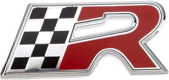 Emblém Pilot 07225 R - flag s šachovnicou