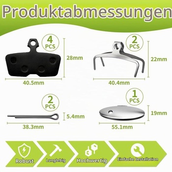 Pre brzdové doštičky SRAM DB8, kotúčové brzdové doštičky - bicykle pre brzdové doštičky SRAM