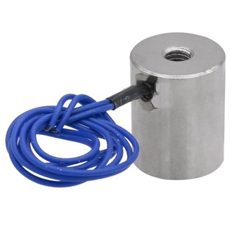 DC 12 V 25 N 5,5 LB/2,5 kg Prísavný okrúhly elektromagnetický zdvíhací valec 20 x 25 mm 25N 20 x 25