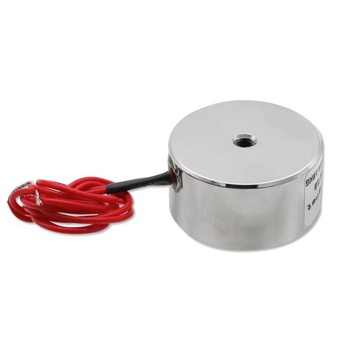 Elektromagnet - P34/25 DC 6V 180N 39LB/18Kg - 34 x 25mm ohýbacie koliesko Elektromagnet 180N 34 x