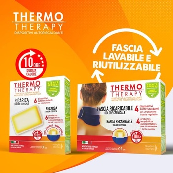 Náhradný termoterapeutický pás na krk s vymeniteľnou vložkou, neobsahuje lieky, poskytuje teplo až