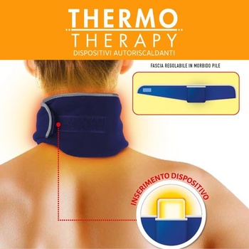 Náhradný termoterapeutický pás na krk s vymeniteľnou vložkou, neobsahuje lieky, poskytuje teplo až