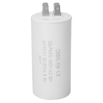 Cbb60 35Uf 25, 70, 21, Kondenzátor Cbb60 35Uf, Kondenzátor 35 µF Cbb60 Ekologický 4pinový