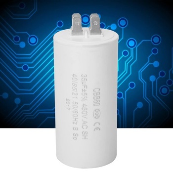 Cbb60 35Uf 25, 70, 21, Kondenzátor Cbb60 35Uf, Kondenzátor 35 µF Cbb60 Ekologický 4pinový