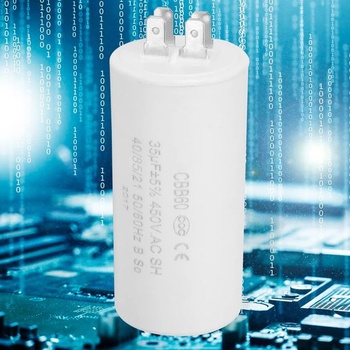 Cbb60 35Uf 25, 70, 21, Kondenzátor Cbb60 35Uf, Kondenzátor 35 µF Cbb60 Ekologický 4pinový