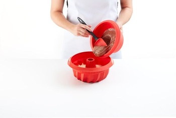 Liekué - Gugelhupf, 22 cm 22 cm - 1 Einheit Rot
