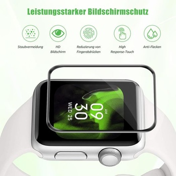 Ochranné sklo Cable Leader pre Apple Watch Series 4/5/6/SE 40 mm, balenie 2 kusov, ultratenké
