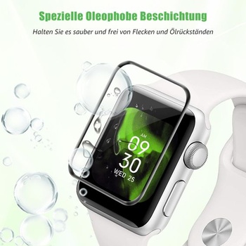 Ochranné sklo Cable Leader pro Apple Watch Series 4/5/6/SE 40 mm, balení 2 kusů, ultratenké