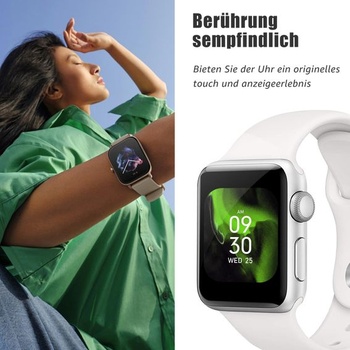 Ochranné sklo Cable Leader pre Apple Watch Series 4/5/6/SE 40 mm, balenie 2 kusov, ultratenké