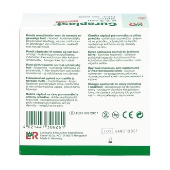 Curaplast Sensitive okrúhle, 100 náplastí