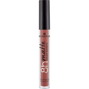 Tekutý rúž essence 8h matte, č. 16, hnedý, dlhotrvajúci, zmatňujúci, rýchloschnúci, matný,