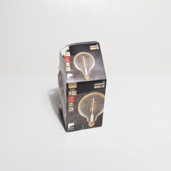 Lampa EGLO E27 stmievateľná, špirálová LED retro žiarovka glóbus, vintage dekoratívna žiarovka