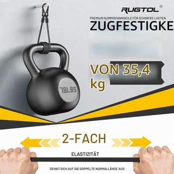 Expandér s háčikom, 60cm bungee šnúra s karabínou, 6 kusov, 100% latexové čierne napínacie popruhy,