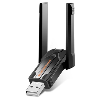 Bluetooth 6.0 adaptér pre PC, otočný USB Bluetooth adaptér s duálnou anténou pre myš, klávesnicu,