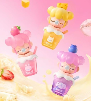 Rolife Milk Tea Blind Box, 1 náhodná figúrka zo 6, anime akčná figúrka 8,5 cm zberateľská hračka