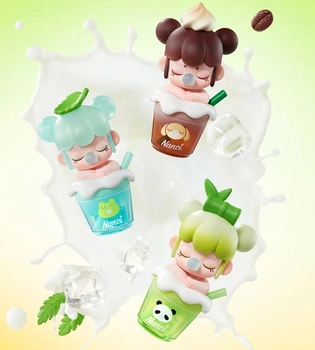 Rolife Milk Tea Blind Box, 1 náhodná figúrka zo 6, anime akčná figúrka 8,5 cm zberateľská hračka