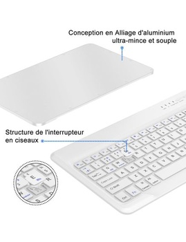 Puzdro s klávesnicou FOGARI pre Xiaomi Redmi Pad 2 Pro 12,1 palce 2025 5G/WiFi ružové