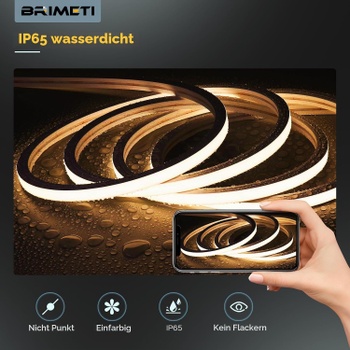 LED pásik Brimeti biely, 3m
