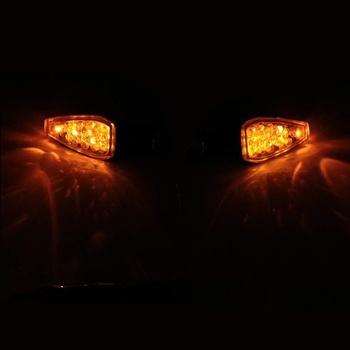 SFONIA 4dielne motocyklové smerové svetlá, 12V 14LED blinkre, schválené pre elektroniku, vodotesné,