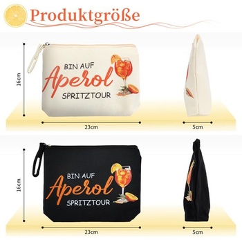 GADITIEK Sada 2 sáčkov na Aperol, Kozmetická taštička Aperol Spritz ako darček k narodeninám,