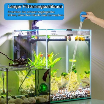 Extra dlhá akvarijná striekačka 70 cm (27,7 palca), sifón na výmenu vody 50 ml s predlžovacou
