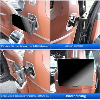 Držák na tablet KUNGKIC pro BMW X3 X5 X6 I20 G05 G06 G45 G60 G61 G70 Držák na iPad a mobilní