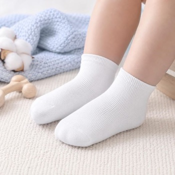 12 párov detských ponožiek, biele detské ponožky pre 0-6 mesiacov, unisex pre novorodencov