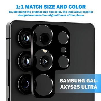 3ks chránič fotoaparátu S25 Ultra, chránič fotoaparátu Galaxy S25 Ultra, ochranná fólia z tvrdeného