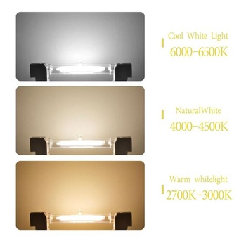 2 kusy R7S LED 118 mm stmievateľné, R7S LED žiarovka, stmievateľná, 20 W, ekvivalent halogénové
