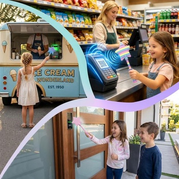 Puzdro na kreditnú kartu Magic Wand s 3D potlačou, pre bezkontaktné platby, pre kartu EC/NFC,