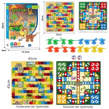 Cestovná hra Ludo pre deti a stolová hra s rebríkom