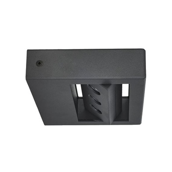Amazon Basics - LED nástenné svietidlo, na vonkajšie použitie, nástenné, 18,5 x 3,7 x 14 cm (antracit)