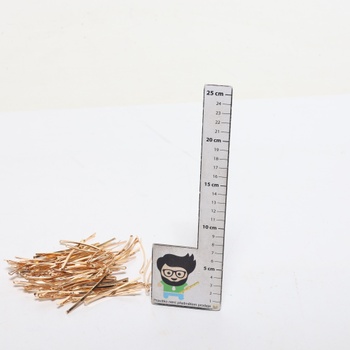 Beaupretty Balíček 100 dlouhých plochých vlásečnic Kovová spona do vlasů Bobby Pin Boční spona do