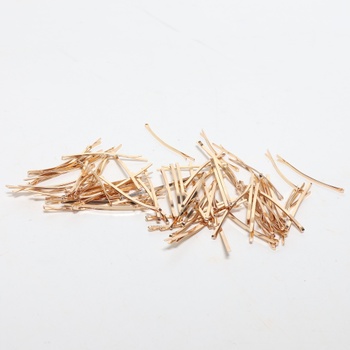 Beaupretty Balíček 100 dlouhých plochých vlásečnic Kovová spona do vlasů Bobby Pin Boční spona do