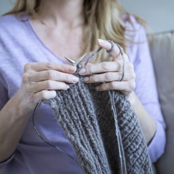 Sada 9 kruhových pletacích ihlíc LNSYSNS, veľké pletacie ihlice 40 cm, 9 veľkostí