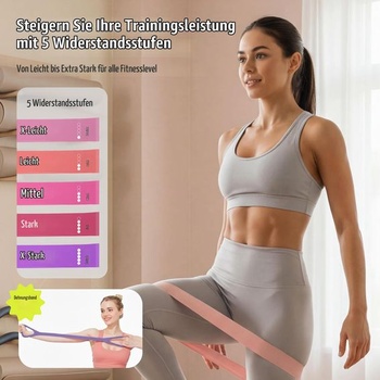 Sada MaxU Pilates pro ženy: kruh s počítadlem, kruh o průměru 35 cm, míč, gumy a ponožky. Perfektní