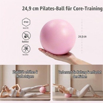 Sada MaxU Pilates pro ženy: kruh s počítadlem, kruh o průměru 35 cm, míč, gumy a ponožky. Perfektní