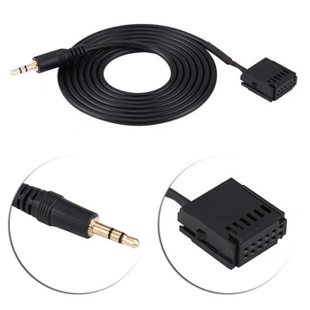 AUX kabel/adaptér pomocného kabelu autorádia Aramox pro Mondeo 6000CD s klíči na demontáž CD