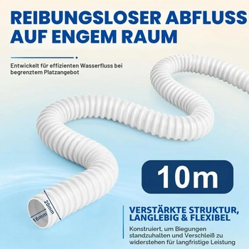Hadica na kondenzát pre klimatizáciu z PVC, hadica na kondenzát Ø16mm, 10M