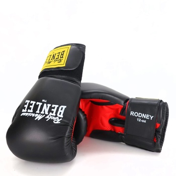 Benlee Rocky Marciano Rodney PVC boxerské rukavice Unisex pro dospělé, černo/červené, 12