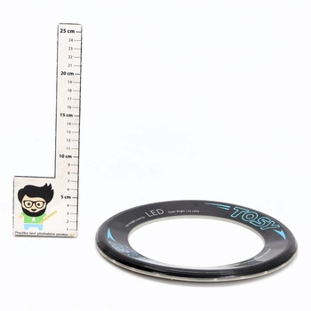 TOSY Flying Ring - 12 LED Jasné automatické rozsvietenie Bezpečné Vodotesné Ľahké Frisbee Narodeniny