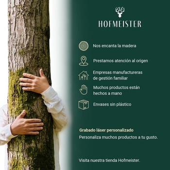 HOFMEISTER® Kefa na zeleninu 13,5 cm drevo - Vysoko kvalitné prírodné štetiny v 2 stupňoch
