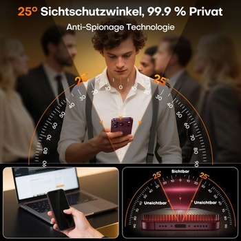 Ochranné tvrdené sklo TOCOL pre iPhone 18 Pro Max, jednoduchá inštalácia, čierne.