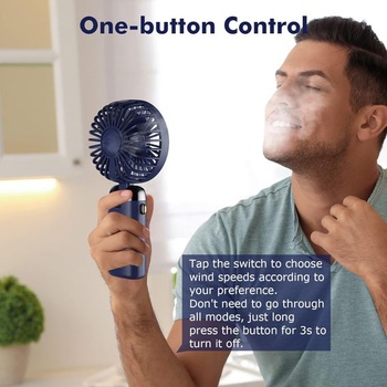Ruční ventilátor Rafada N15 mini USB modrá