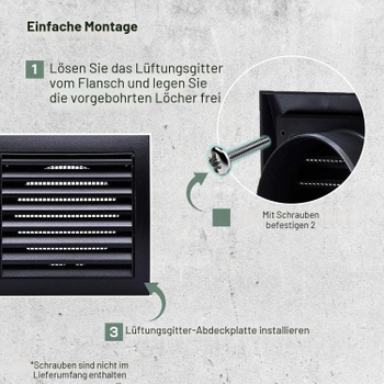Ventilačné mriežky Vent Systems Ø 100 mm